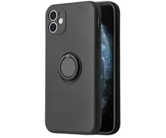 Dėklas iLike Apple IPHONE 13 PRO MAX SILICONE RING Juodas