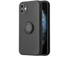 Dėklas iLike Apple IPHONE 13 PRO MAX SILICONE RING Juodas