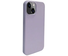 iLike Dėklas na telefon Tylny pokrowiec Apple iPhone 14 Silicone plastikas case Eco* Print Design Flower Violetinė (ILIAP14EBWFP)