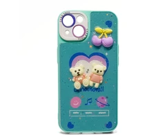 Dėklas iLike Tył pokrowca Apple iPhone 14 Epoxy cartoon cover Mėlyna ILIAPP14ECB