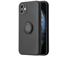 Dėklas iLike Apple iPhone 14 SILICONE RING Juodas