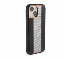 iLike Apple iPhone 15 Diamonds and Odinis dėklas Juodas