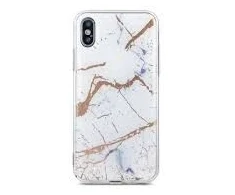 Dėklas iLike Apple iPhone XR Marmur case Baltas
