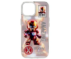 iLike Apple iPhone 14 PC Silikoninis dėklas Iron Boy