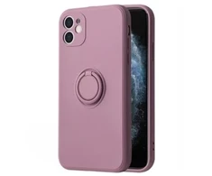 Dėklas iLike Apple IPHONE 14 PRO MAX SILICONE RING Violetinė