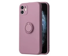 Dėklas iLike Apple IPHONE 14 PRO SILICONE RING Violetinė