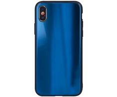 Dėklas iLike Apple iPhone 7 Plus / iPhone 8 Plus Aurora Glass case Dark Mėlyna