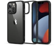Dėklas Ugreen Protective Fusion Case kietas dangtelis su geliniu rėmeliu, skirtas iPhone 13 Pro Max Juodas (90203)