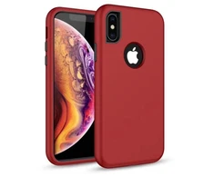 Dėklas iLike TelForceOne Nakładka Defender Solid 3w1 do Samsung A10 raudona