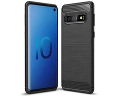 iLike Dėklas na telefonas Galinis dangtelis Samsung Galaxy Note 10 Pro Back Case Carbon Juodas (ISGN10PBCCBLA)