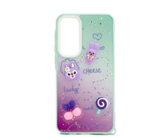 Dėklas iLike Samsung Galaxy A35 EPOXY CARTOON COVER Mint