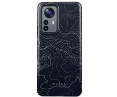iLike Galinis dėklas Xiaomi 12/12X Burga Drifting Shores – Line Art tvirtas dėklas
