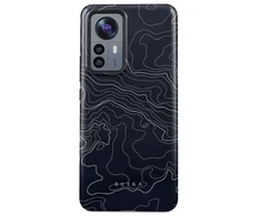 Dėklas „iLike Xiaomi 12 Pro Burga Drifting Shores“ galinis dangtelis – tvirtas linijinis piešinys