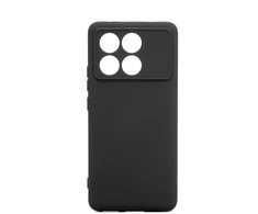 Dėklas iLike Tylny pokrowiec Xiaomi Poco X6 Pro Nano silicone case Juodas [kod produktu: ILIXIAPX6PNSCB]