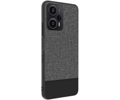 Dėklas iLike Back cover Xiaomi Redmi Note 12 / Poco X5 Plastic Leather Back cover Gray (ILIXIARN12LG)