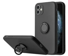 „iLike Xiaomi Dėklas“ galinio dangtelio silikoninis žiedas, skirtas „Xiaomi Redmi 9C / 10A Juodas“ [prekės kodas: POK044055]
