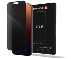 Evelatus Apsauginis stiklas Apple iPhone 15 Pro Max Privacy Corning Gorilla Glass Anti-Static 3D Full Cover 10X Stronger