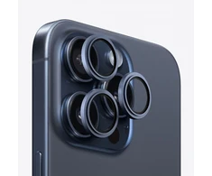 Evelatus Apsauginis stiklas Apple iPhone 15 Pro / 15 Pro Max Camera Lens Protector Armor Mėlyna Titanium EVEAPP15PCLDR