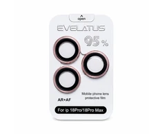 Aizsargstikls Evelatus Apple iPhone 18 Pro / 18 Pro Max Camera Lens Protector Armor Burgundy 4752192108939 EVEAPP18PMCLPABU (4752192108939)