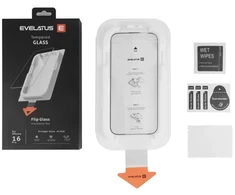 Aizsargstikls Evelatus Apple iPhone 18 Pro Max Flip Glass Magic Easy Install Box - Screen Protector Juodas 4752192109400 EVEAPP18MAFGMBSP (4752192109400)