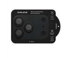 Aizsargstikls Evelatus Apple iPhone 18 Pro Full body Camera Lens Protection Premium Juodas 4752192108991 EVEAPP18PFBCLPPB (4752192108991)