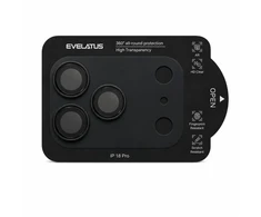 Aizsargstikls Evelatus Apple iPhone 18 Pro Full body Camera Lens Protection Premium Juodas