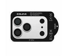Aizsargstikls Evelatus Apple iPhone 18 Pro Full body Camera Lens Protection Premium Sidabrinis 4752192109011 EVEAPP18PFBCLPPS (4752192109011)