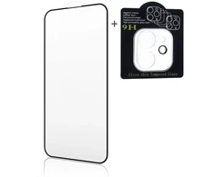 „iLike 2.5D Edge“ grūdintas viso veido stiklas + kameros stiklas (iPhone 16)