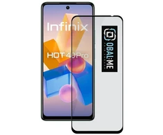 OBAL:ME 5D apsauginis stiklas telefonui Infinix Hot 40 Pro Juodas
