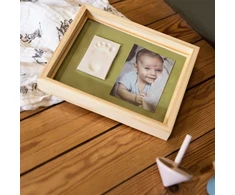 Action! Baby Art Pure Frame wooden kit for creating baby footprints or handprints 3601092030