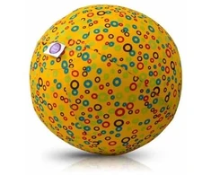 Buba Bloon Akcija! Bubabloon lateksa balons ar auduma pārvalku Circles Geltona