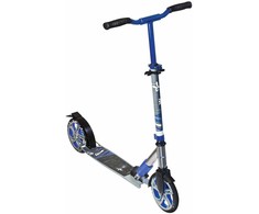 Akcija! Muuwmi Aliuminio Scooter Deluxe skrejritenis 205 mm pelēks/mėlynas AU 551