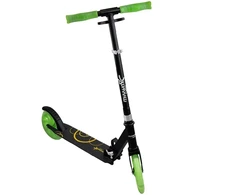 Muuwmi Lights Aliuminio Scooter GLOW 200 mm (juodas/žalias with luminous wheels and glow effect)