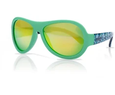Akcija! SHADEZ Designer Leaf Print Žalias Junior bērnu saulesbrilles 3-7 gadi