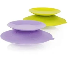 Uniq Akcija! Stay-in-Place paliktnis-turētājs ar piesūcekni bļodiņām pudelītēm un krūzītēm 2 gab Lime&amp;amp Lavender 160494 LILA