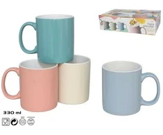 Akmens masės puodelis 330 ml Luna, 9,5 x 12,5 x 8,5 cm, KITCHEN&amp;GO