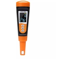 Ivy Aqua P3 Profesionālā sērija 3-in-1 ūdens un šķidrumu testers TDS / EC temperatūras krāsu LCD juodas