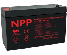 Akumuliatorius 6V 8Ah T2(F2) Pb AGM NPP