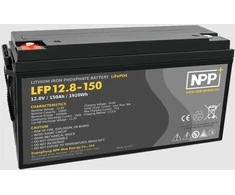 Akumuliatorius Akumulators LiFePO4 12 8 V 150Ah ar T16 (M8) spailem NPP