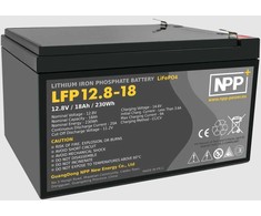 Akumulators LiFePO4 12 8 V 18Ah BT ar T2 (F2) spailem NPP
