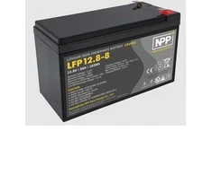 Akumuliatorius LiFePO4 12.8V 8Ah su F2 (T2) kontaktais NPP