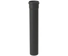 Almeva STARR Rura su kielichem DN80 2m UV stabil juoda