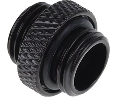 Alphacool Alphacool Aišappen Doppel juodas - G1 / 4 AG auf G1 / 4 AG - Giliai juoda