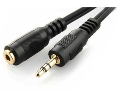 Amberin Extension Cable Premium audio 3.5mm M/F, 5.0m