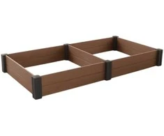KETER WARZYWNIAK VISTA 121,5 x 121,5 x 27 (x2) BRĄZ 2PACK