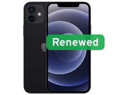Apple RENEW Grade B IPHONE 12 6.1" Super Retina XDR A14 Bionic 4GB 64GB iOS BLACk Garantija 12 months Apple Renew