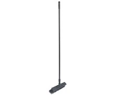 Sauber lauko šepetys su rankena 45 cm pilka