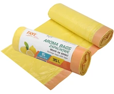 AROMA BAGS atkritumu maisi 35L citrusu aromāts 15 gab. 20 x 5 x 5 00763 Simple Solution 00763 (5906900007635)