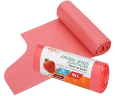 AROMA BAGS šiukšlių maišai 35 l, braškių kvapo, 20 vnt., 13 x 4.5 x 4.5, 00751, Simple Solution