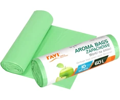 Aroma Bags šiukšlių maišai, žalias obuolys, 60 l, 10 vnt., 4 x 17 x 4, 10704, Simple Solution